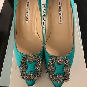 Manolo Blahnik Hangisi 70mm pump
